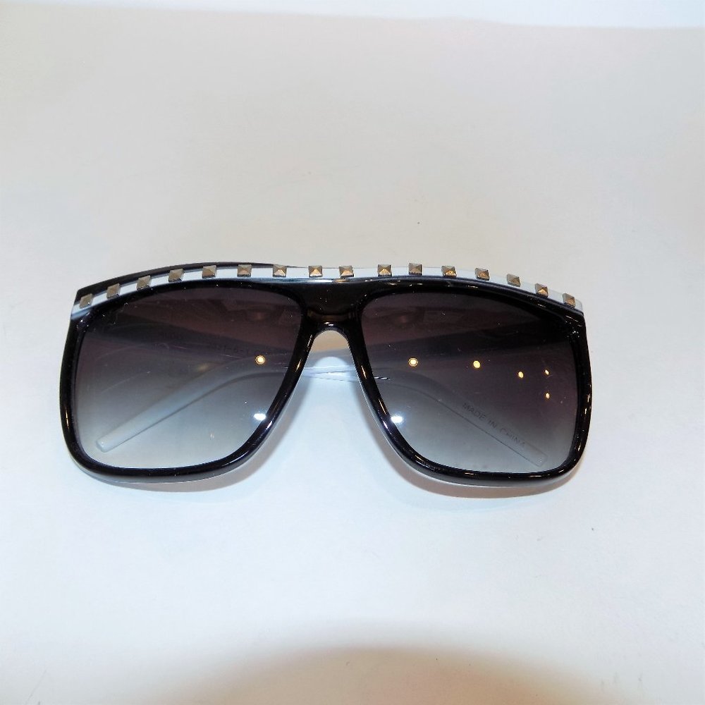 ALDO Black & White Studded Sunglasses